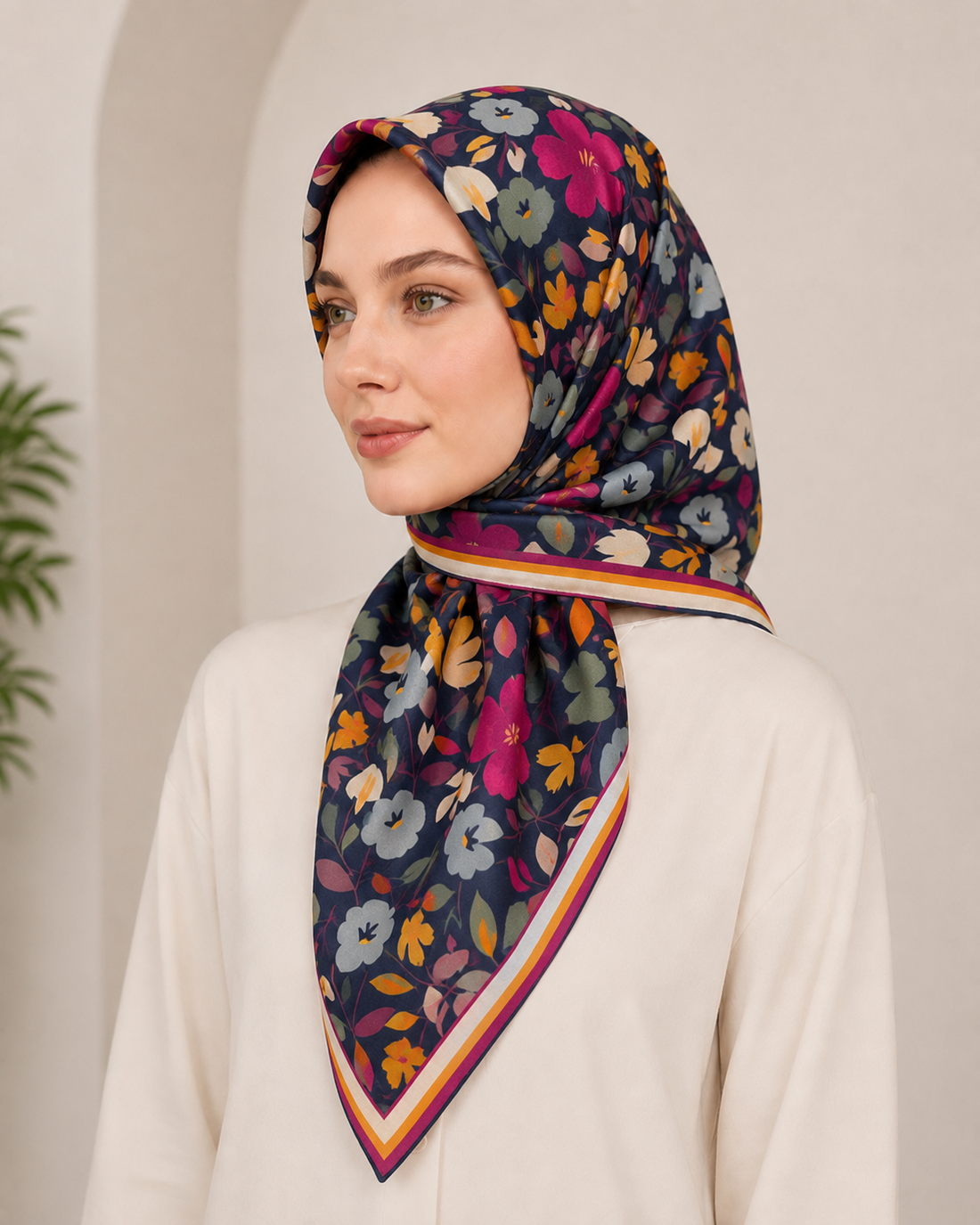 Bahar Desen Soft Eşarp