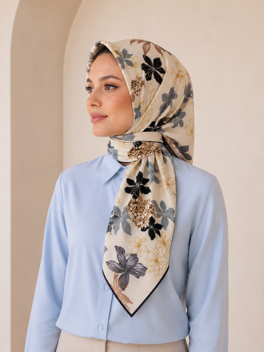Esinti Desen Soft Eşarp