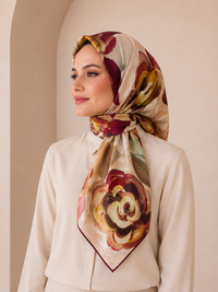 Rose Desen Soft Eşarp