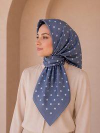 Puantiye Desen Soft Eşarp