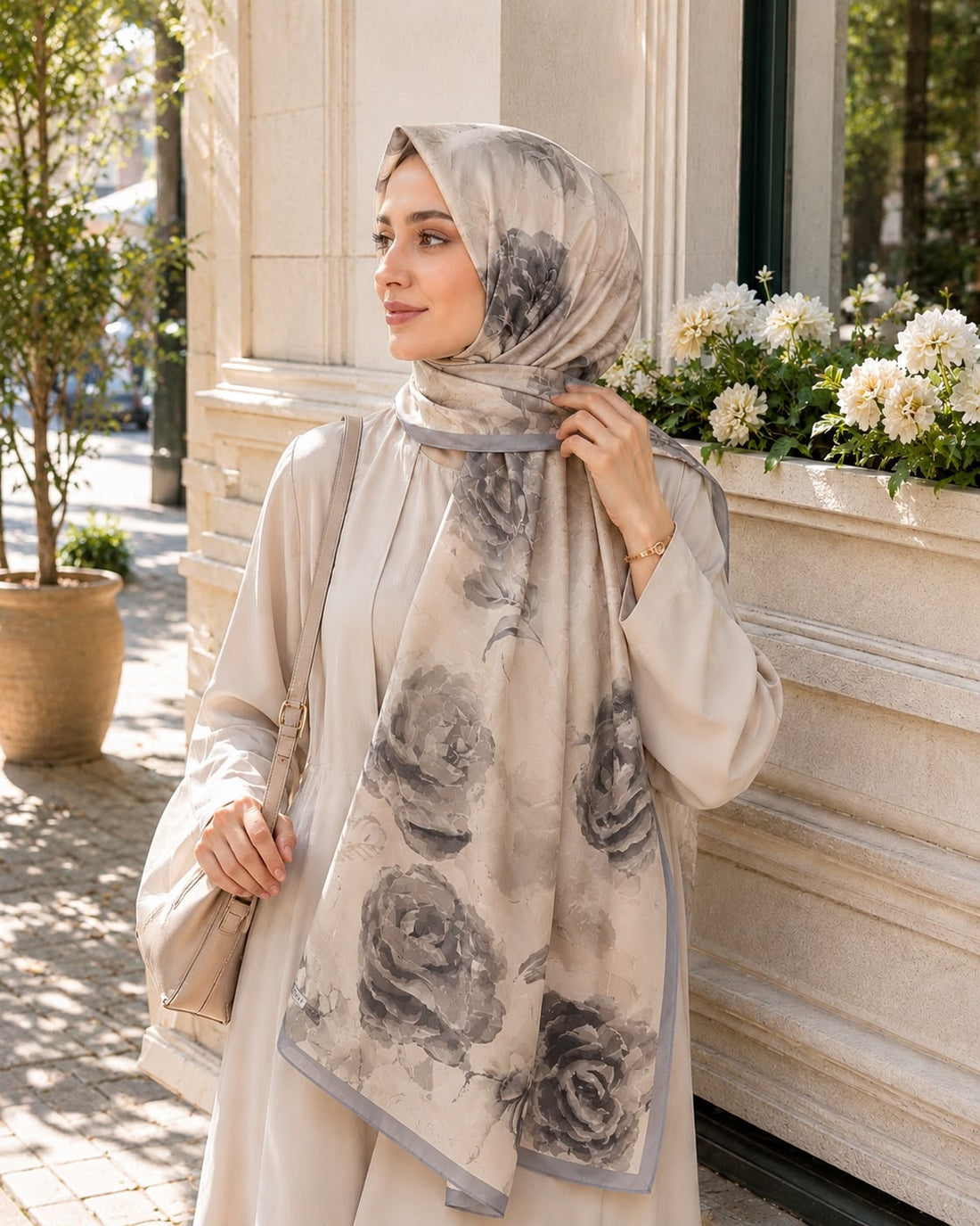 Rüya Desen Soft Şal Taş