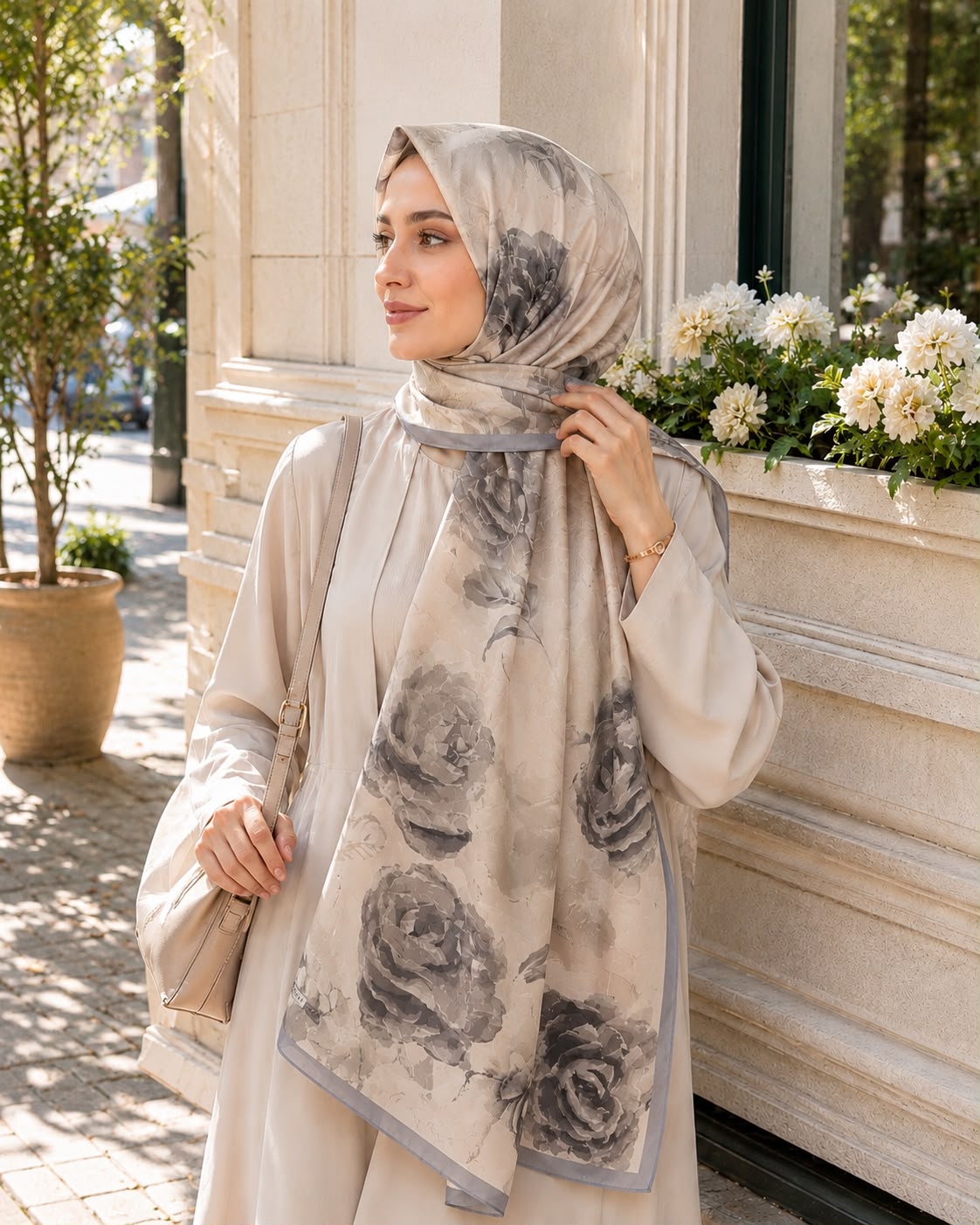 Rüya Desen Soft Şal Taş