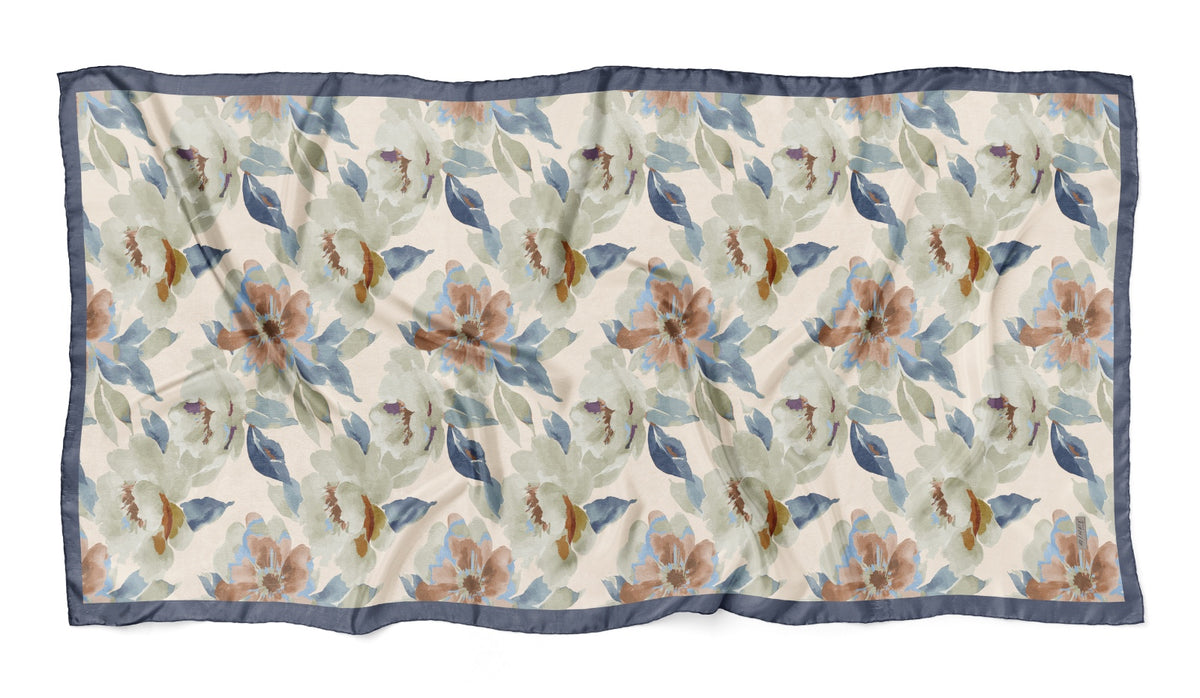 Flower Desen Soft Şal
