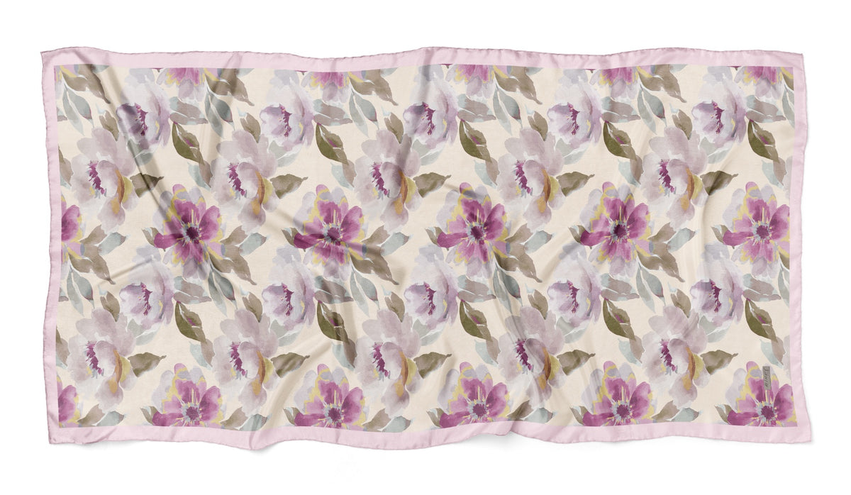 Flower Desen Soft Şal